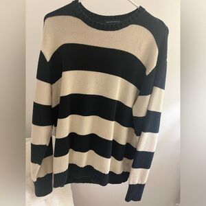 Blue and white striped sweater from Brandy Melville